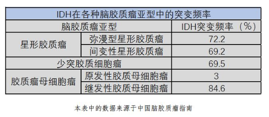 胶质瘤IDH突变