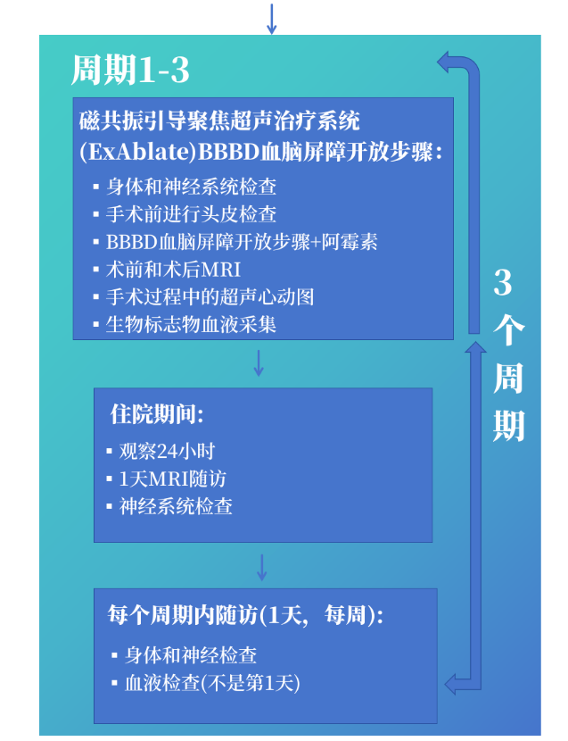 图：MRgFUS治疗流程