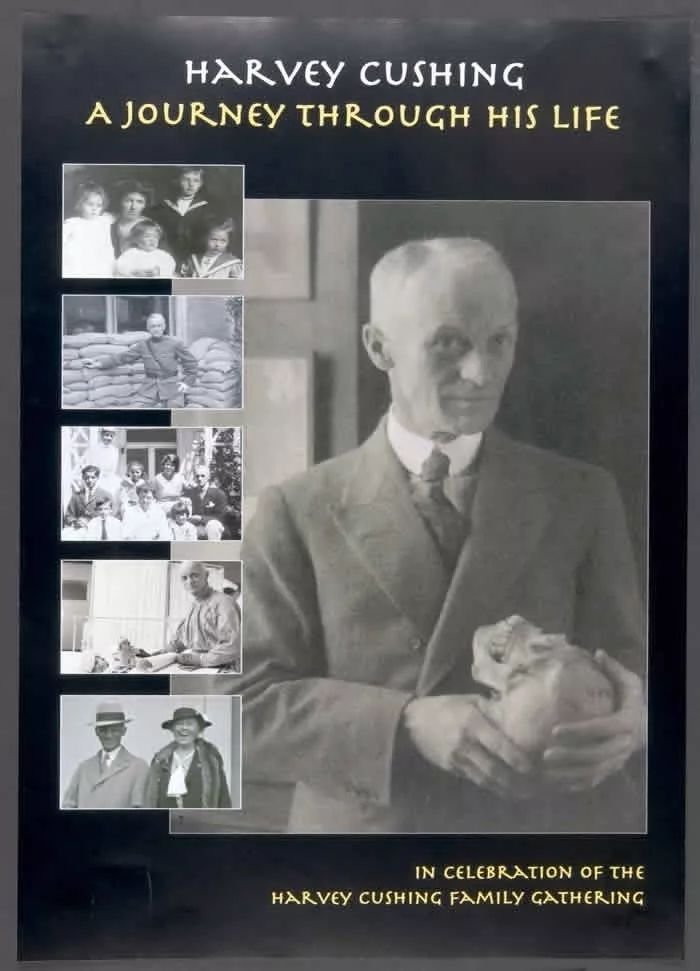 图：耶鲁大学出版的哈维库欣的传记封面，来自《Harvey Cushing a journey through his life》