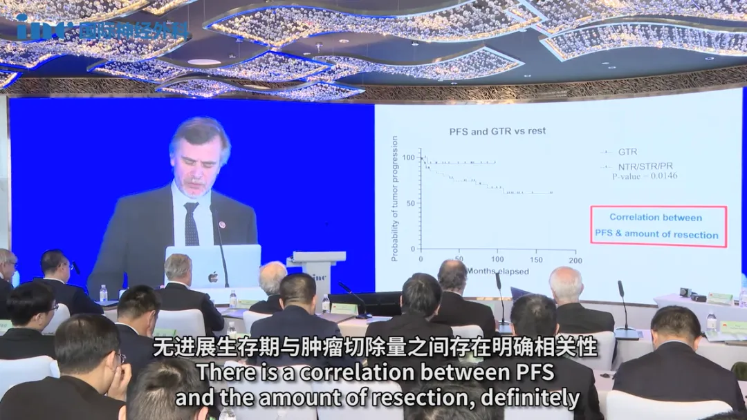 无进展生存期与肿瘤切除量之间存在明确相关性。肿瘤级别无法人为改变，因此，第一次手术至关重要。