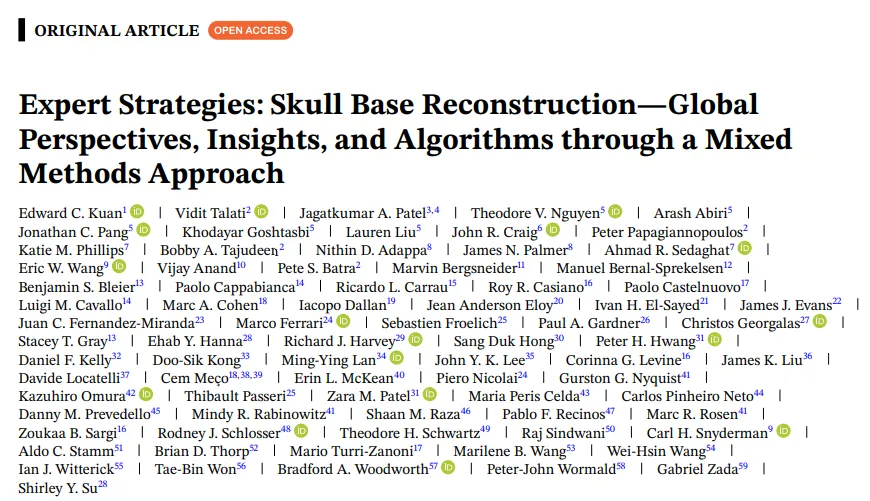 研究共纳入13个国家40个学术机构的68位专家(平均ESBS经验18年)