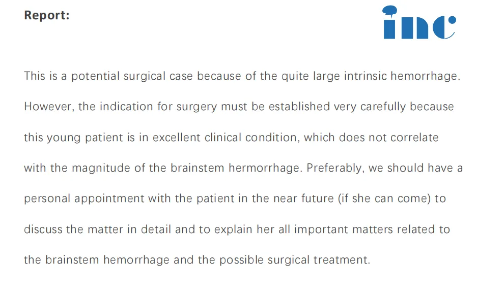 这是一个潜在的手术病例...对这样的年轻女性来说,怀孕是另一个重要的问题,因为黄体酮会导致再次出血。目前还没有药物可以明确预防未来的出血。