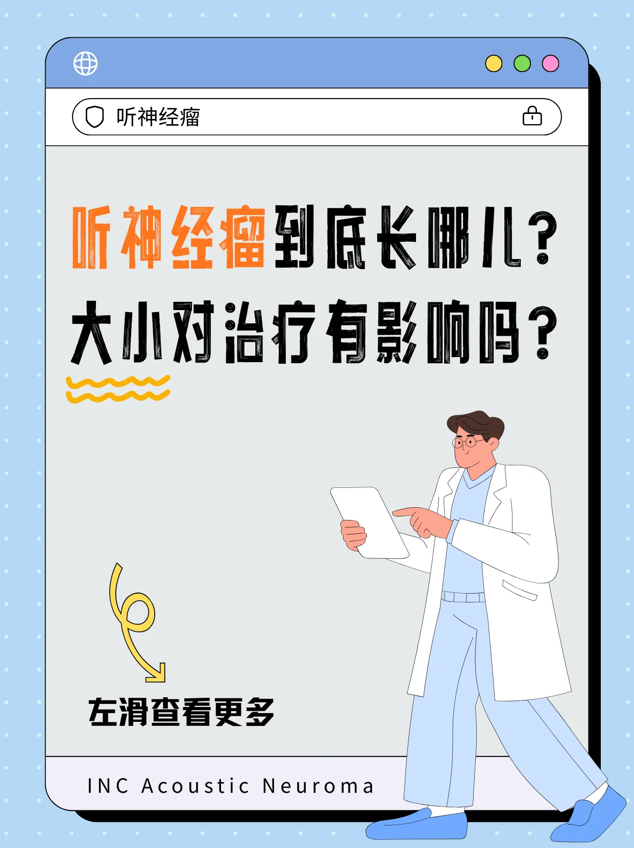 听神经瘤位置大小