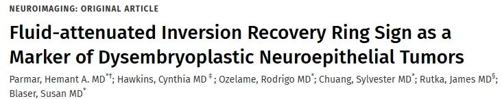 鲁特卡教授及团队回顾性分析了11例经病理确诊为DNET患者的影像学特征。