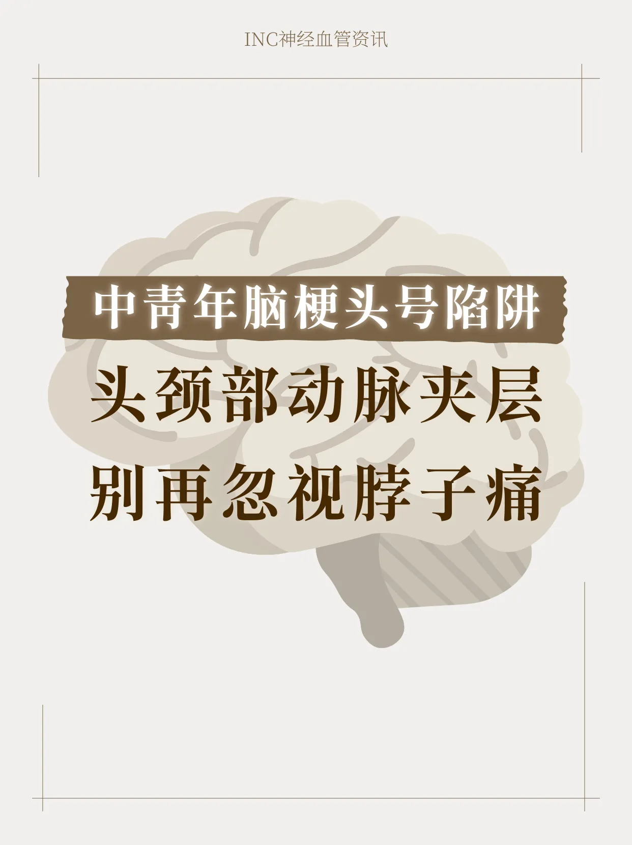 脑梗颈部动脉夹层