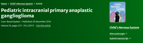 间变性神经节细胞胶质瘤（anaplastic ganglioglioma，简称AGG）是一种罕见的中枢神经系统肿瘤，属于神经节细胞胶质瘤的恶性亚型（WHO分级Ⅲ级）。