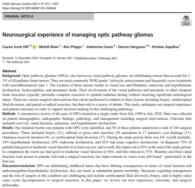 部分切除和再次手术也可能有助于延长无症状和无肿瘤进展的间隔期。