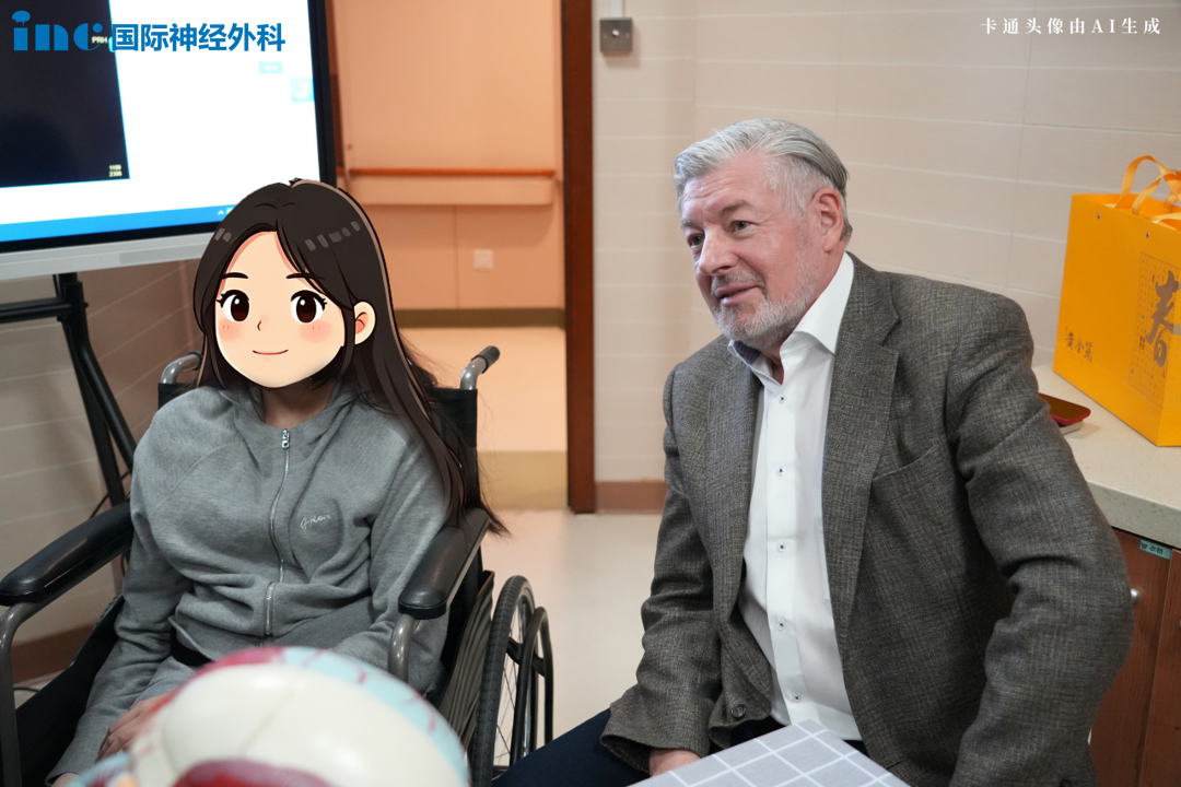 13岁女孩延髓-颈髓胶质瘤